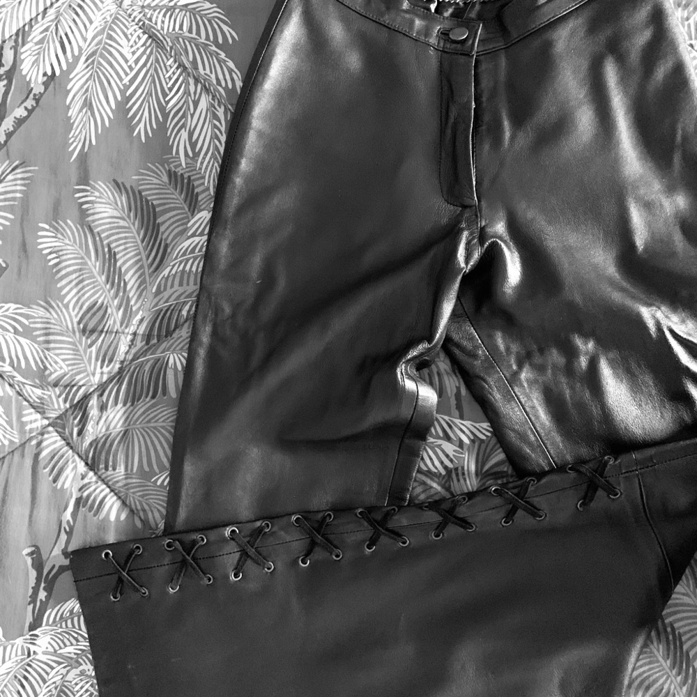 Leather pants
